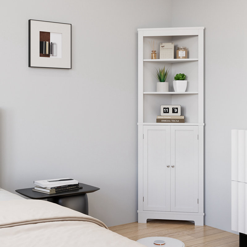 Wayfair corner bathroom cabinet discount